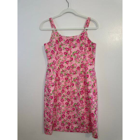 Vintage Y2K Lilly Pulitzer Iced Pink Rolls Royce Snail Preppy Resort Size 10 - Picture 2 of 5
